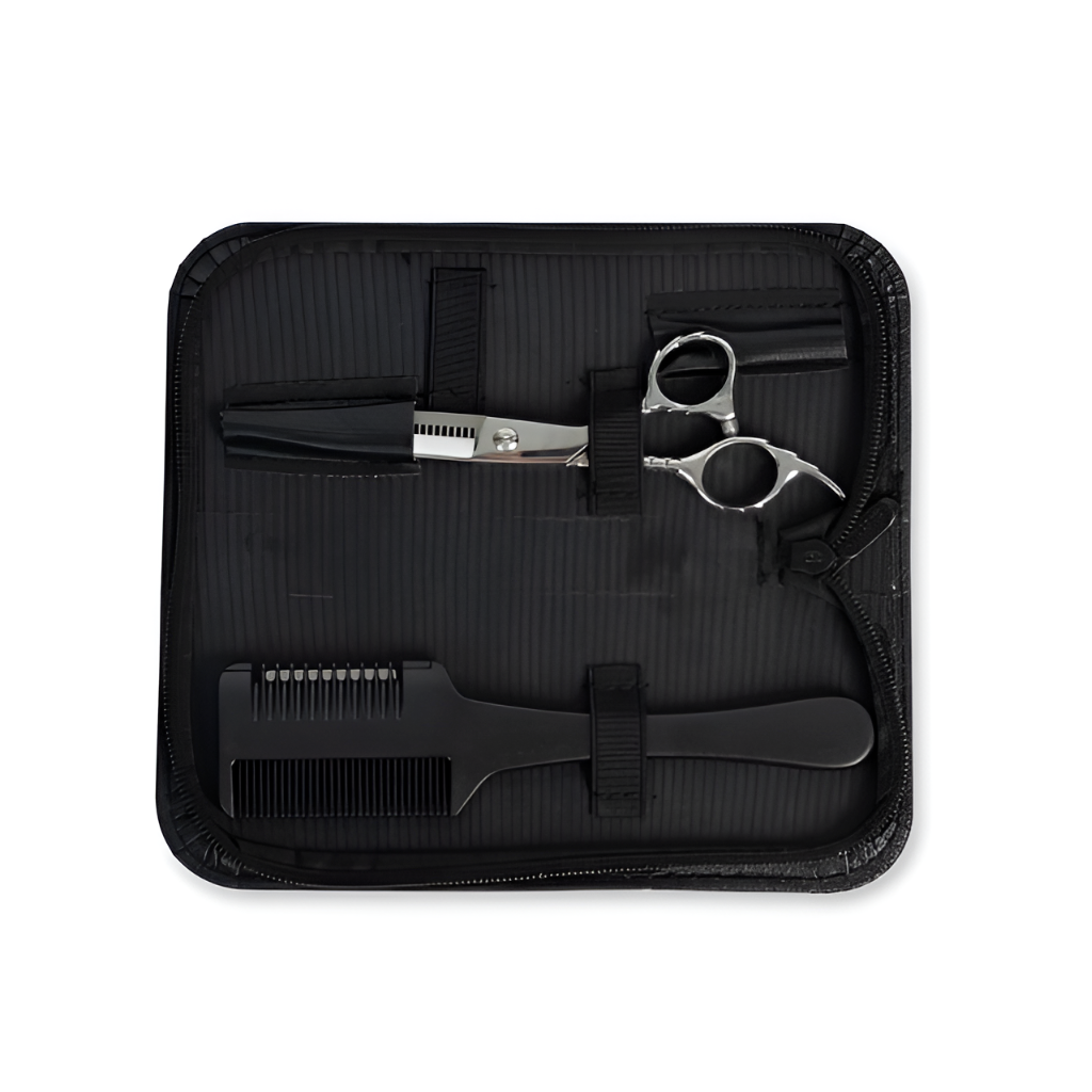 Hair Thinning Scissors and Razor Comb Set
